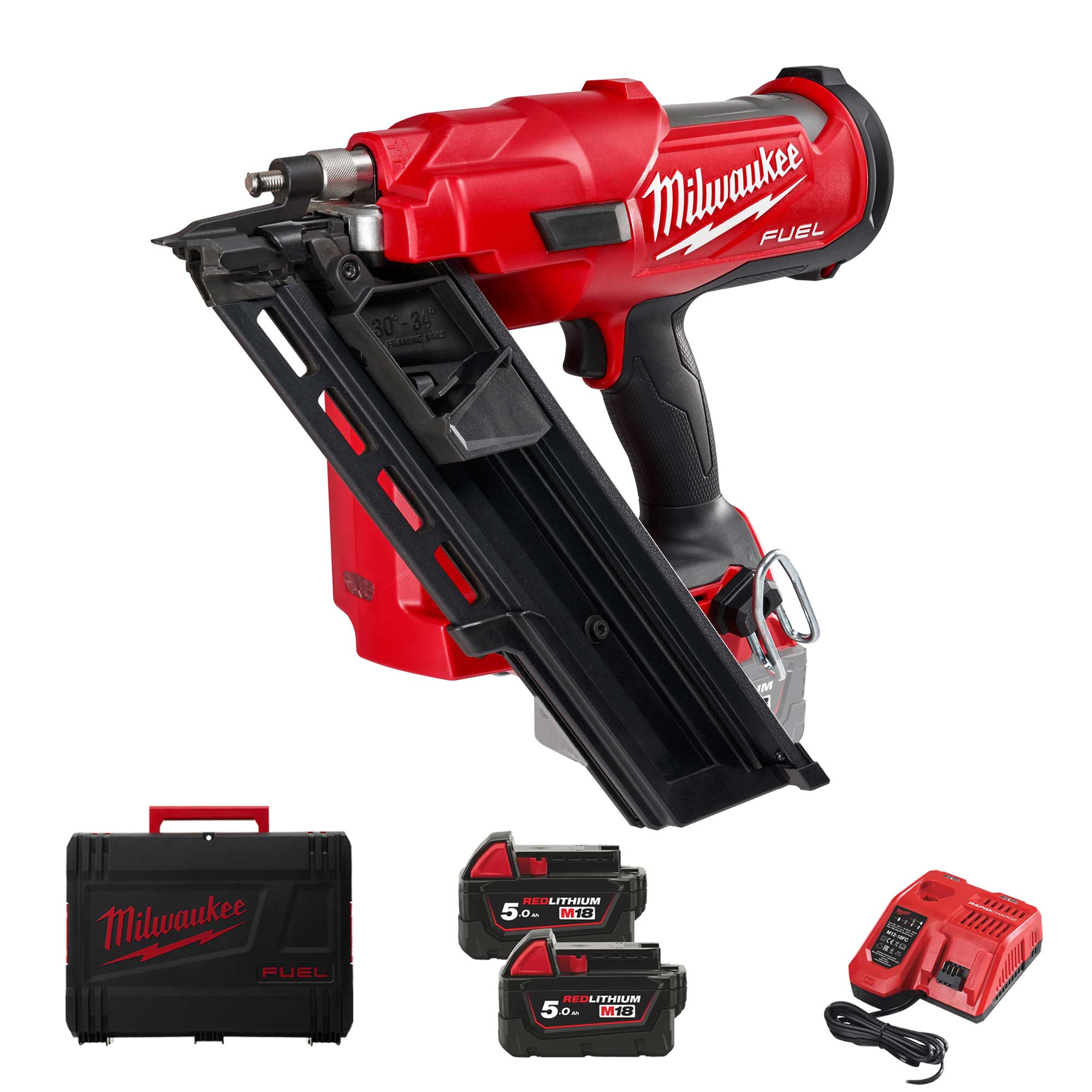 Cloueur Milwaukee M18 FFN-502C 18V 5Ah