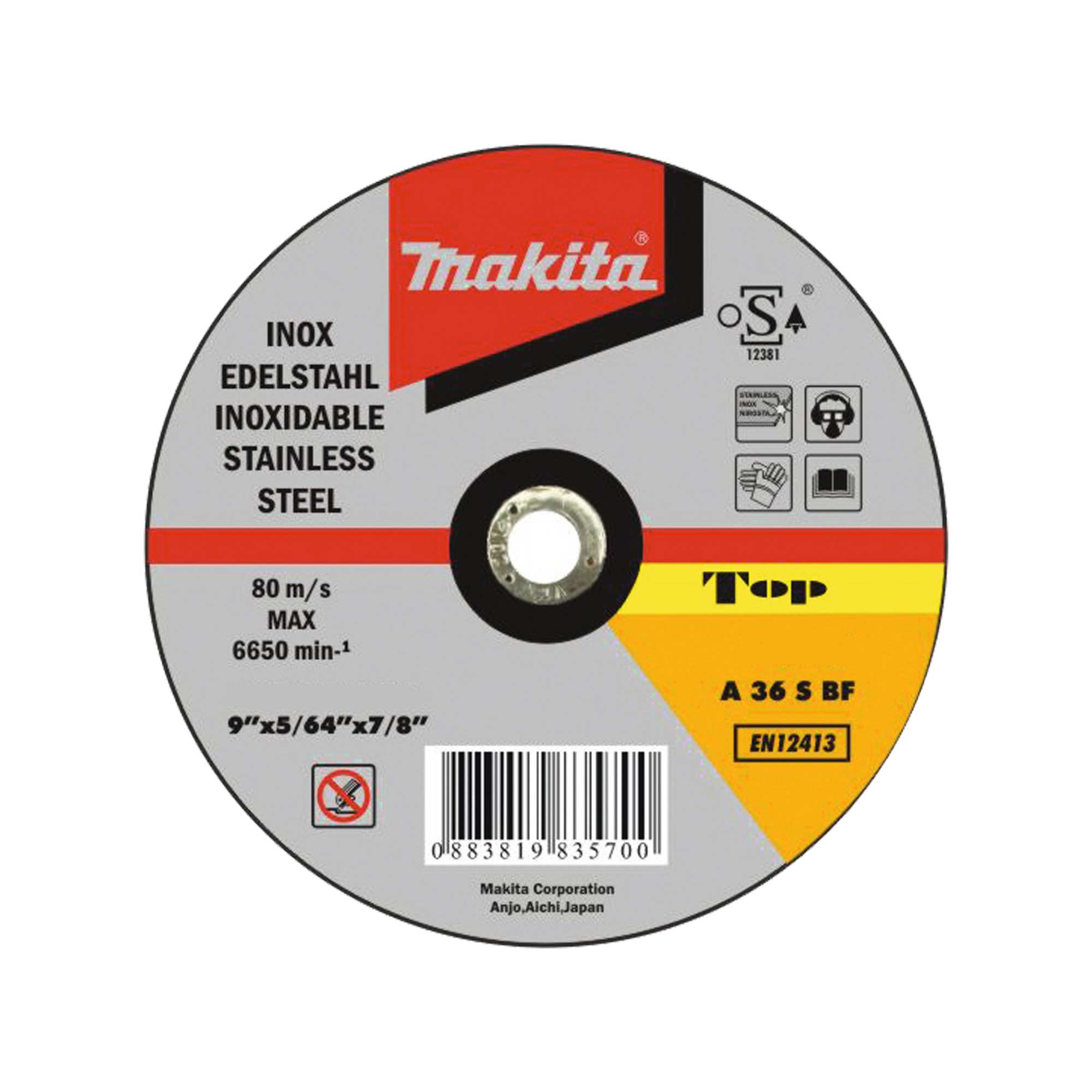 Disque de fer 115mm Makita P-53017