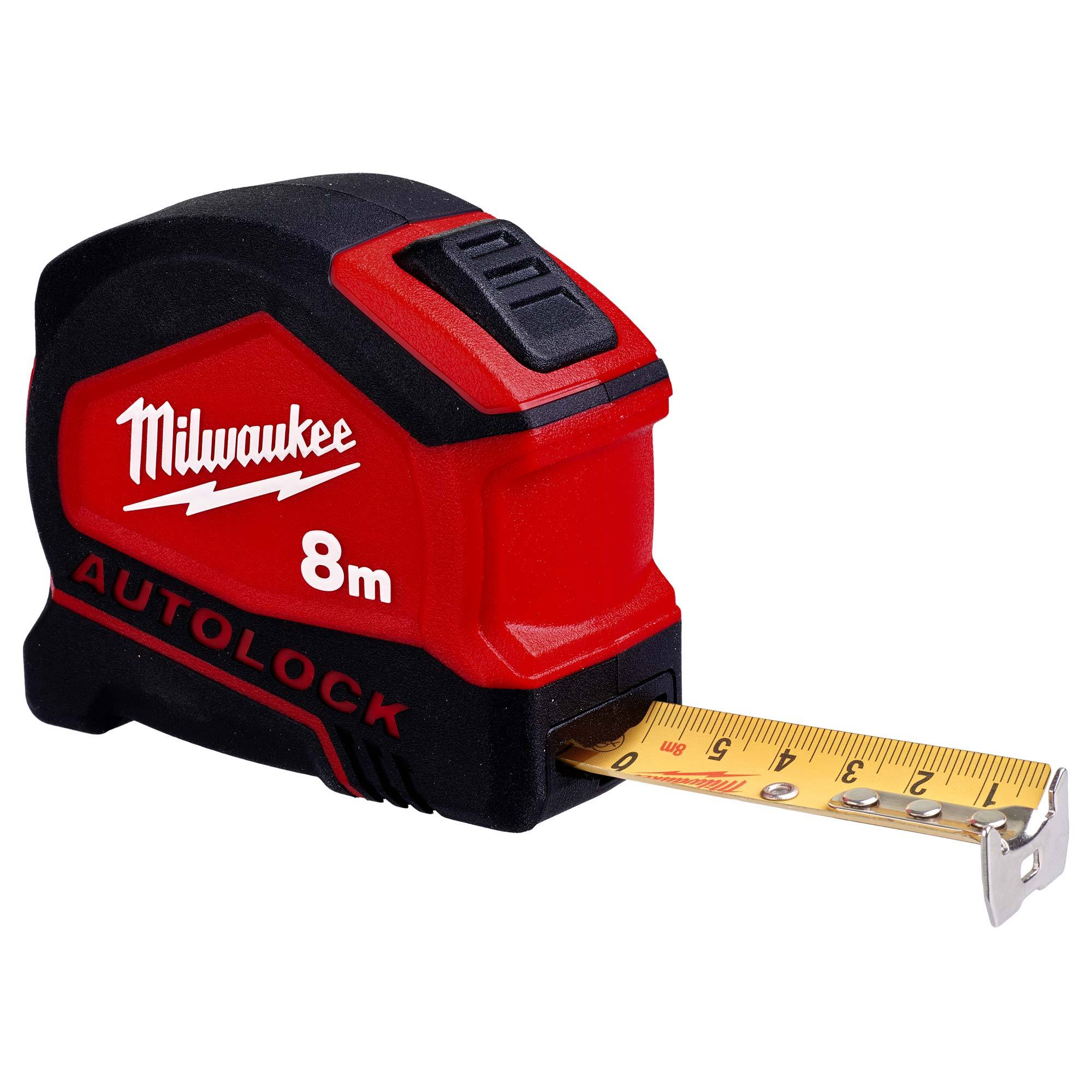 Ruban à mesurer Autolock Milwaukee 8 m