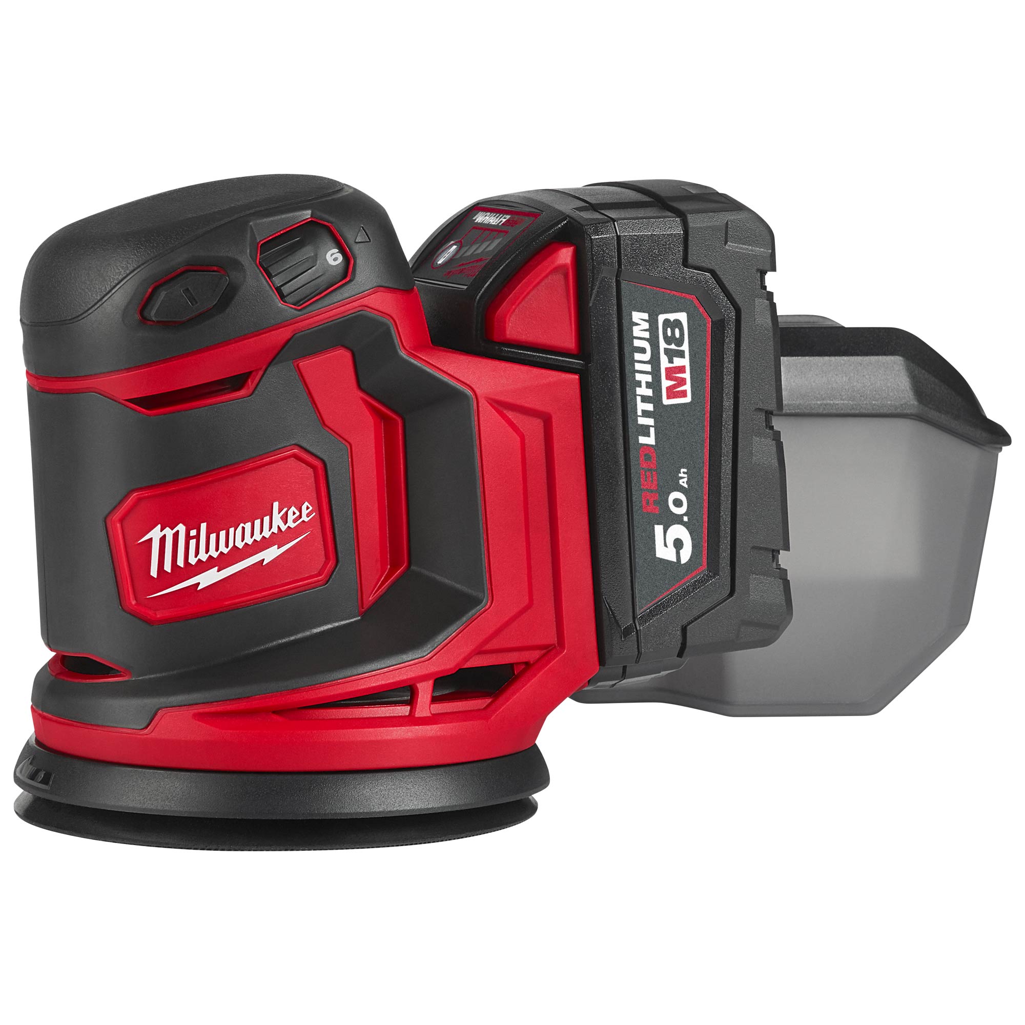 Ponceuse Rotorobital Milwaukee M18 BOS125-502B 18V 5Ah