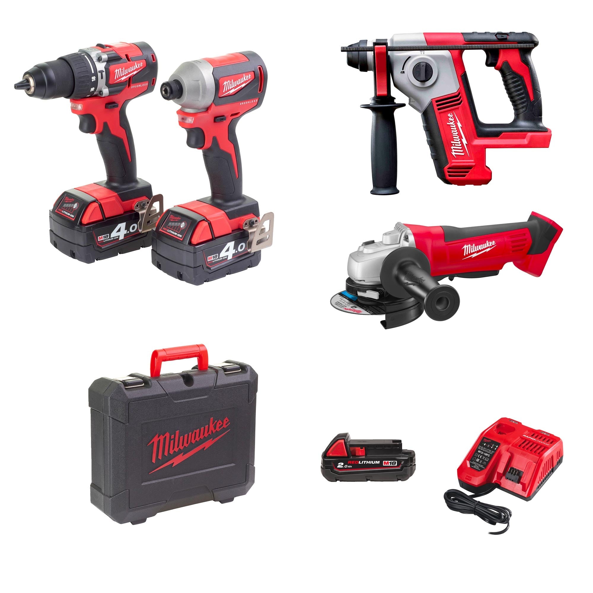 Kit Milwaukee M18 CBLPHDB4A-422X