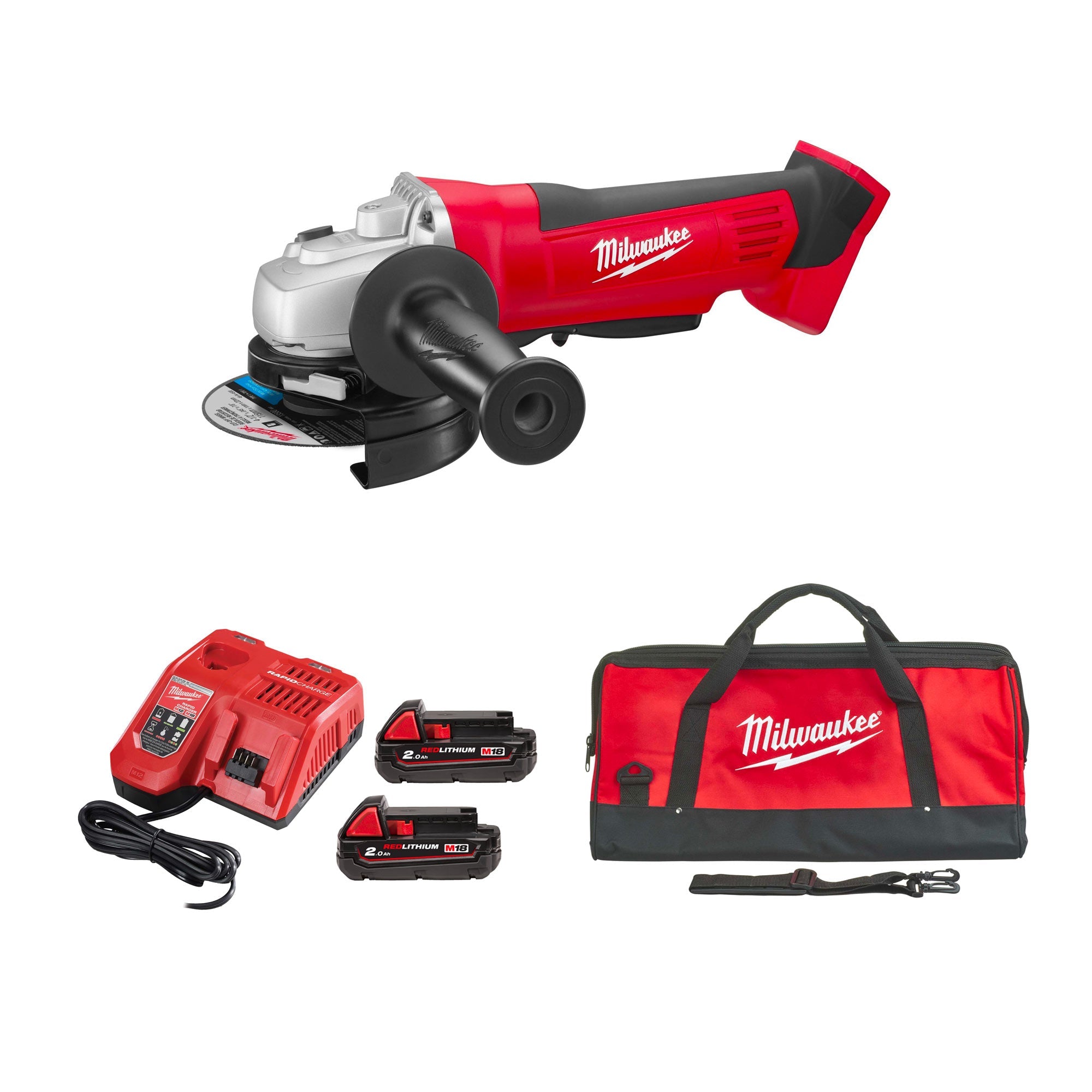 Meuleuse Milwaukee M18 HD18AD-202