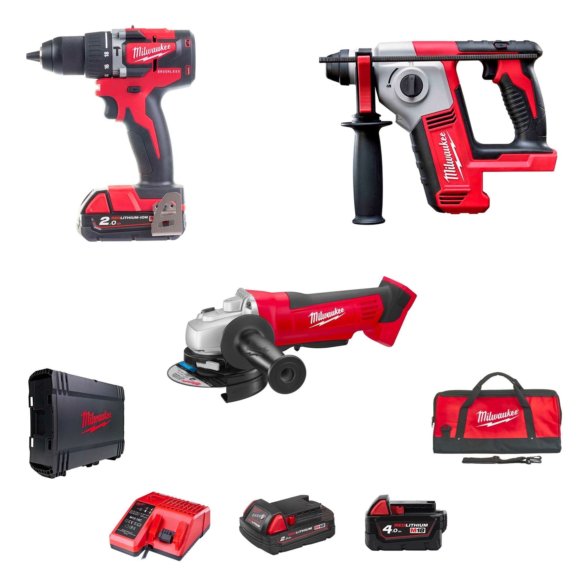 Kit Milwaukee M18 CBLPDBHH-243