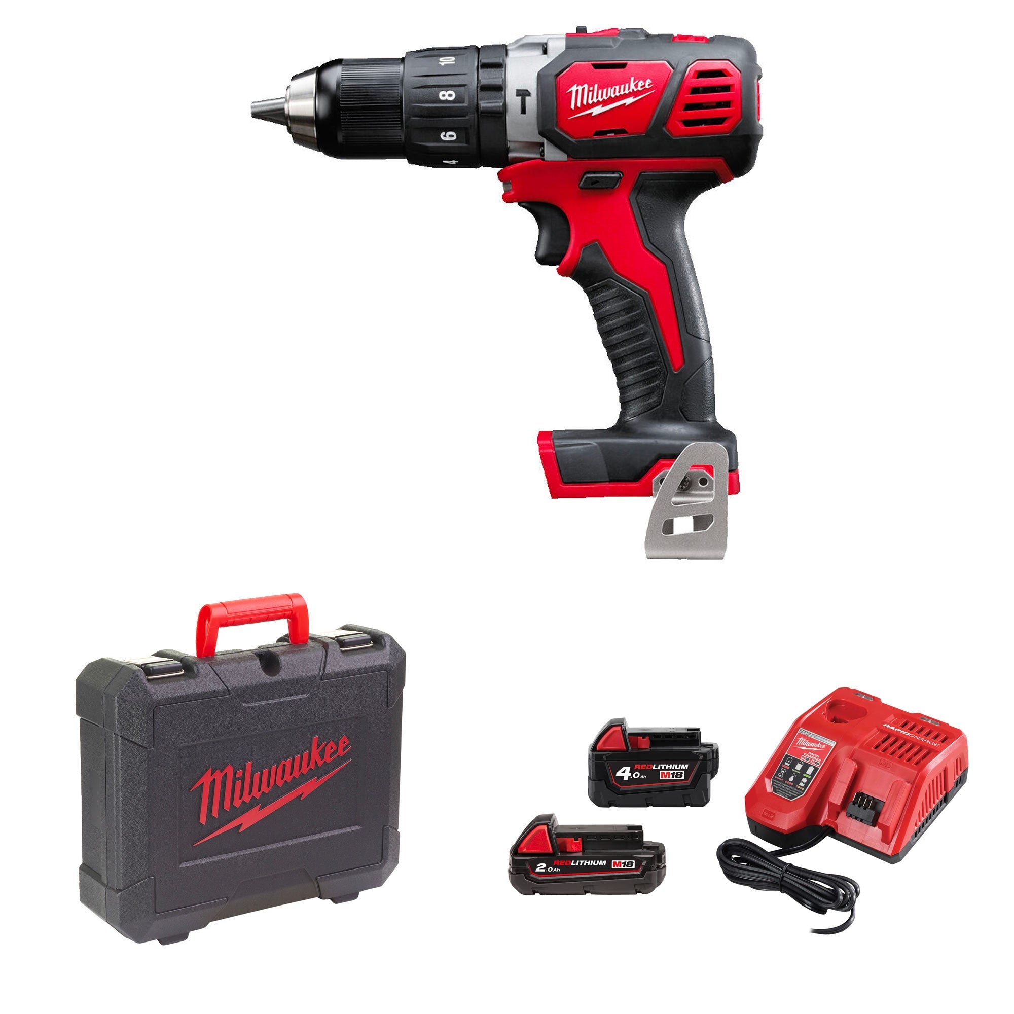 Visseuse Milwaukee M18 BPD422C 18V  2Ah + 4Ah