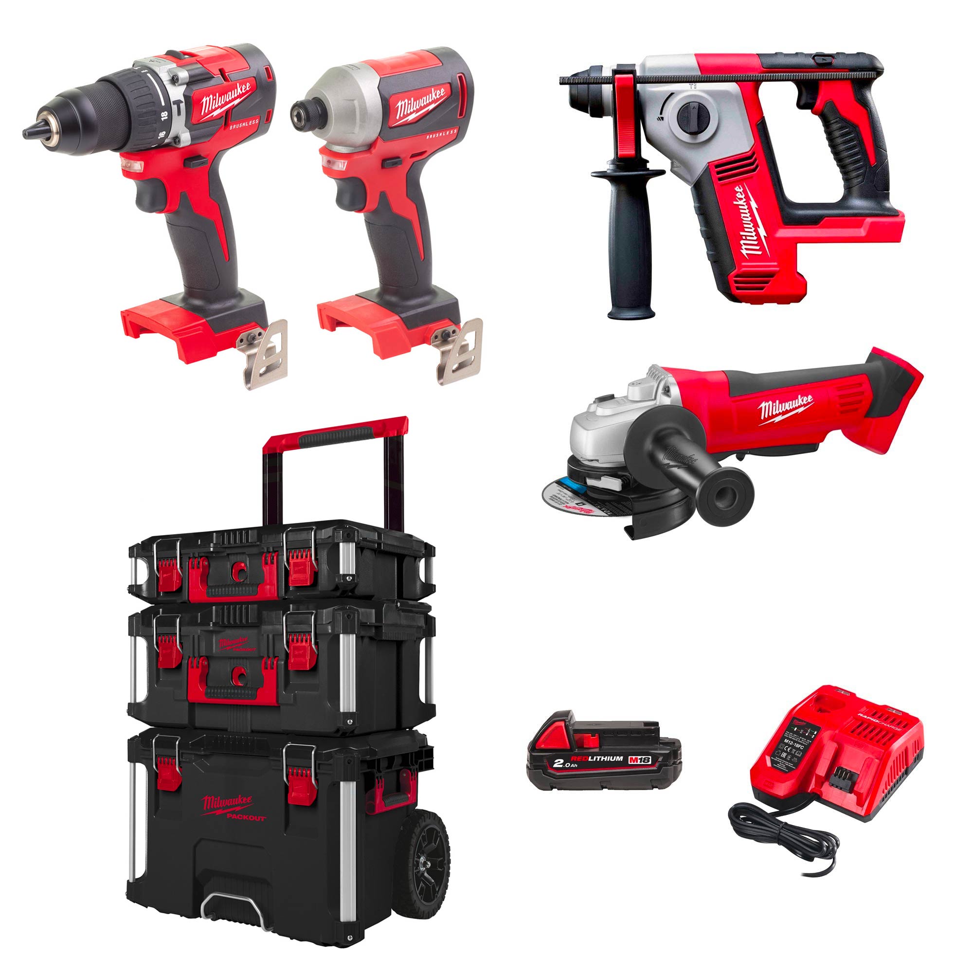 Kit Milwaukee M18 BPP4A-424