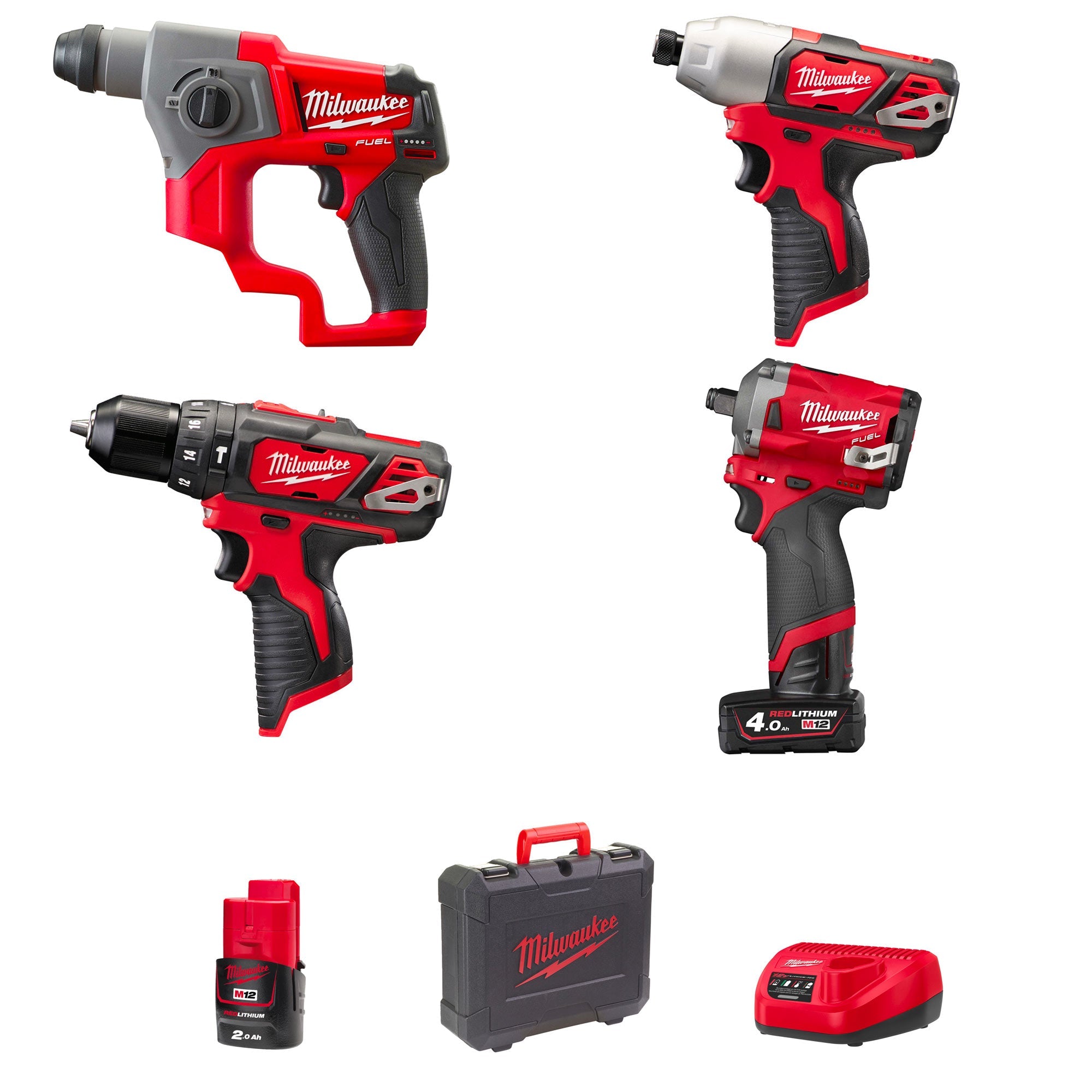 Kit Milwaukee M12 BPPFC4B-421X