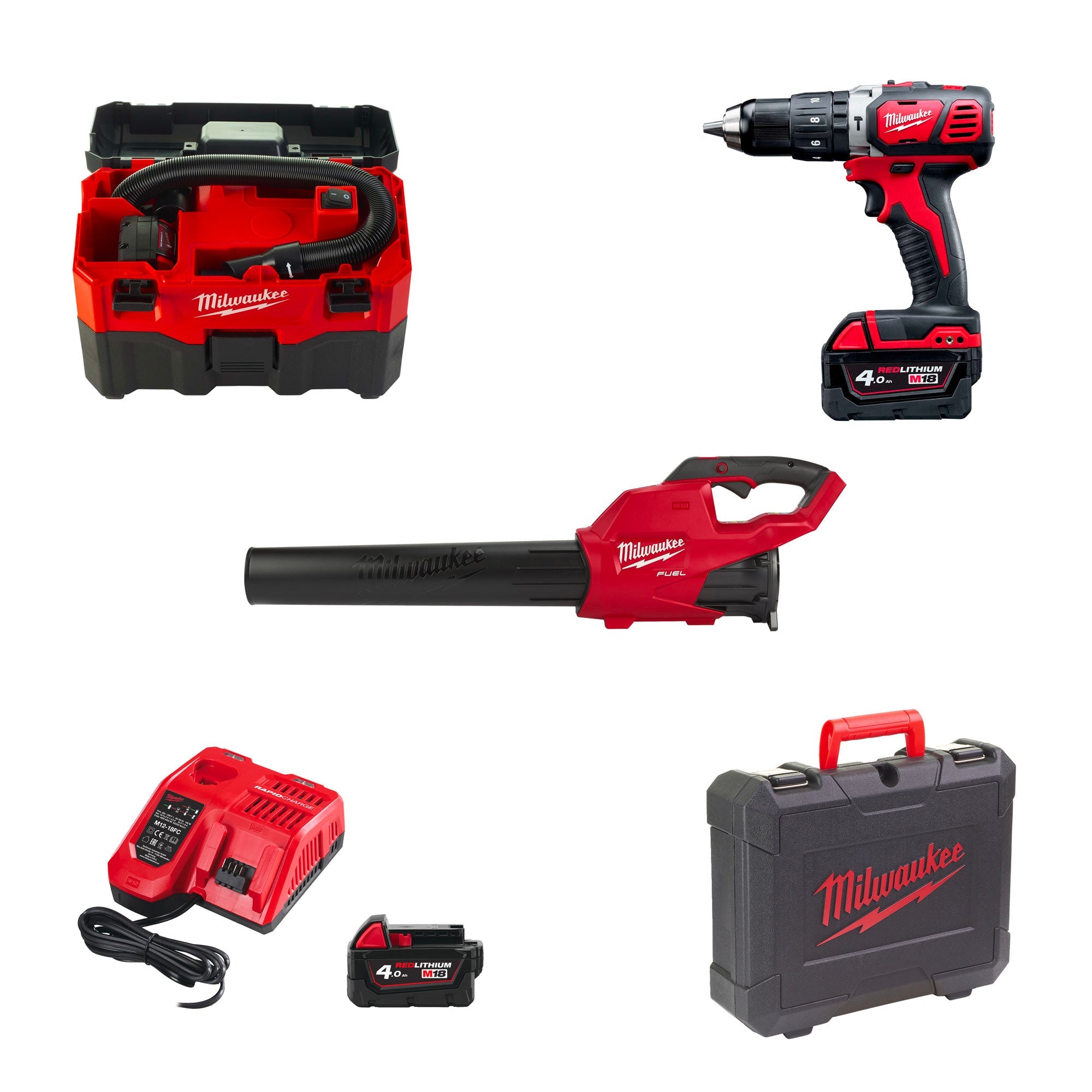 Kit Milwaukee M18 BPDVFB3A-402X