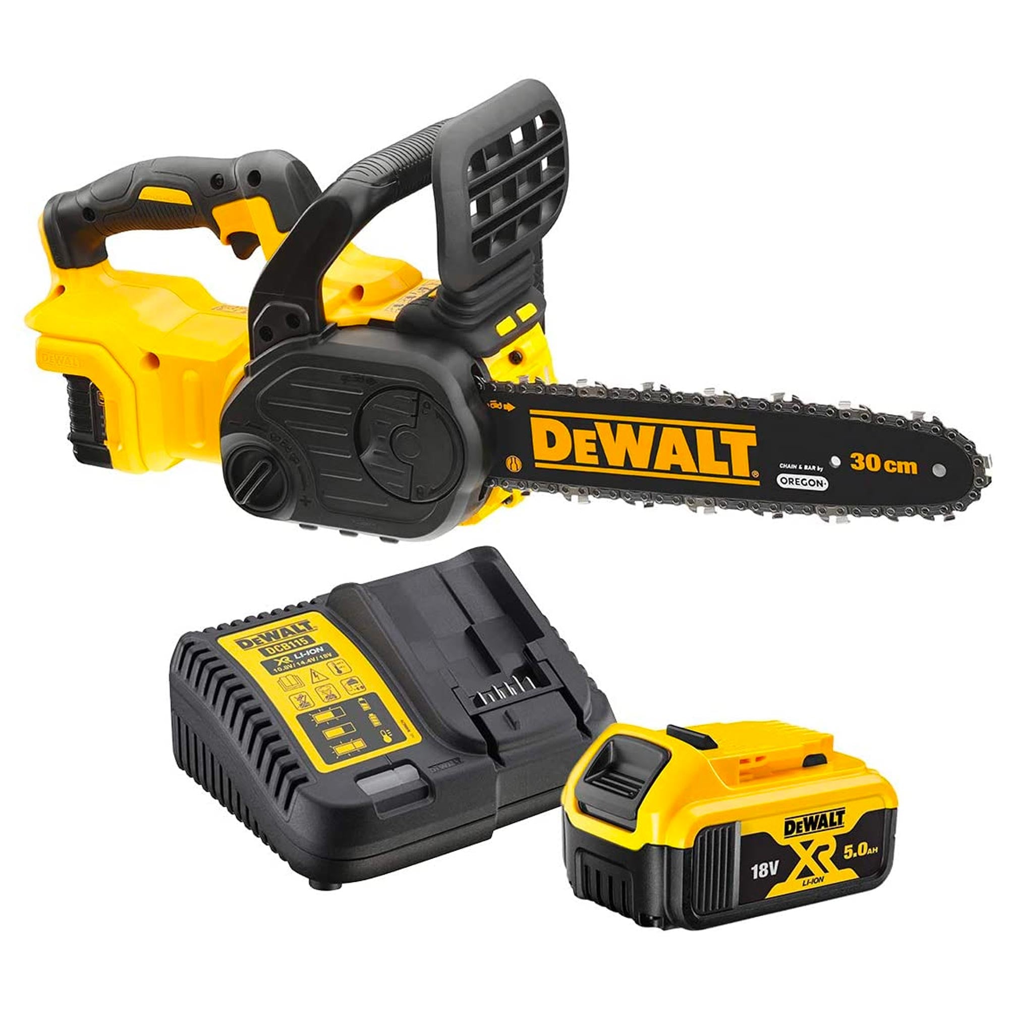 Tronçonneuse d'élagage Dewalt DCM565P1-QW 18V 5Ah