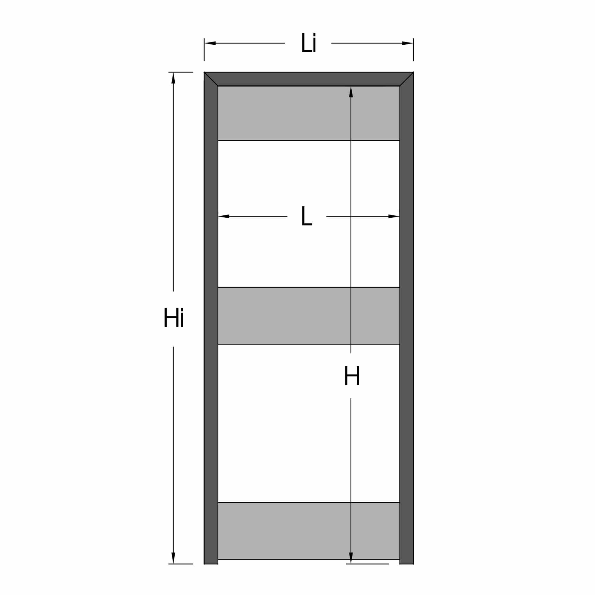 Châssis Scrigno Essential per Verre Mirr