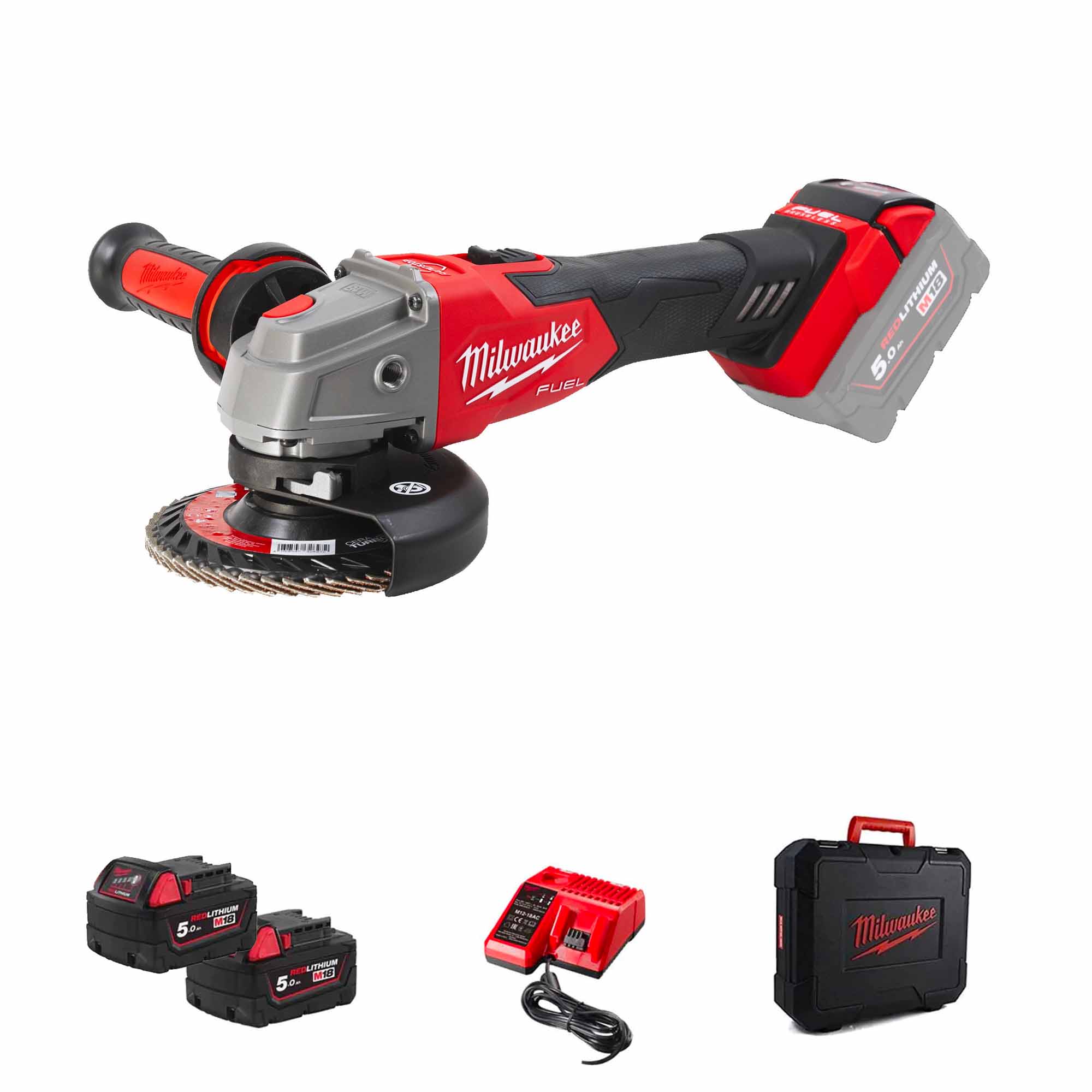 Broyeur d’angle Milwaukee M18 FSAG125XB-502X