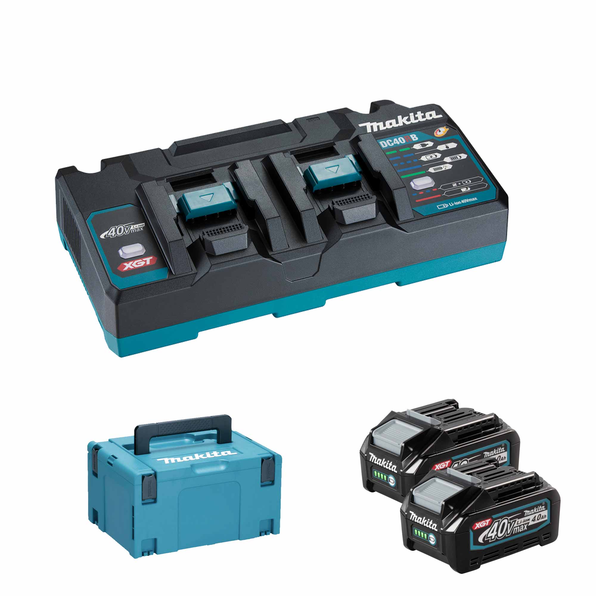 Kit Energy Makita XGT 191U00-8 40Vmax 4.0 Ah