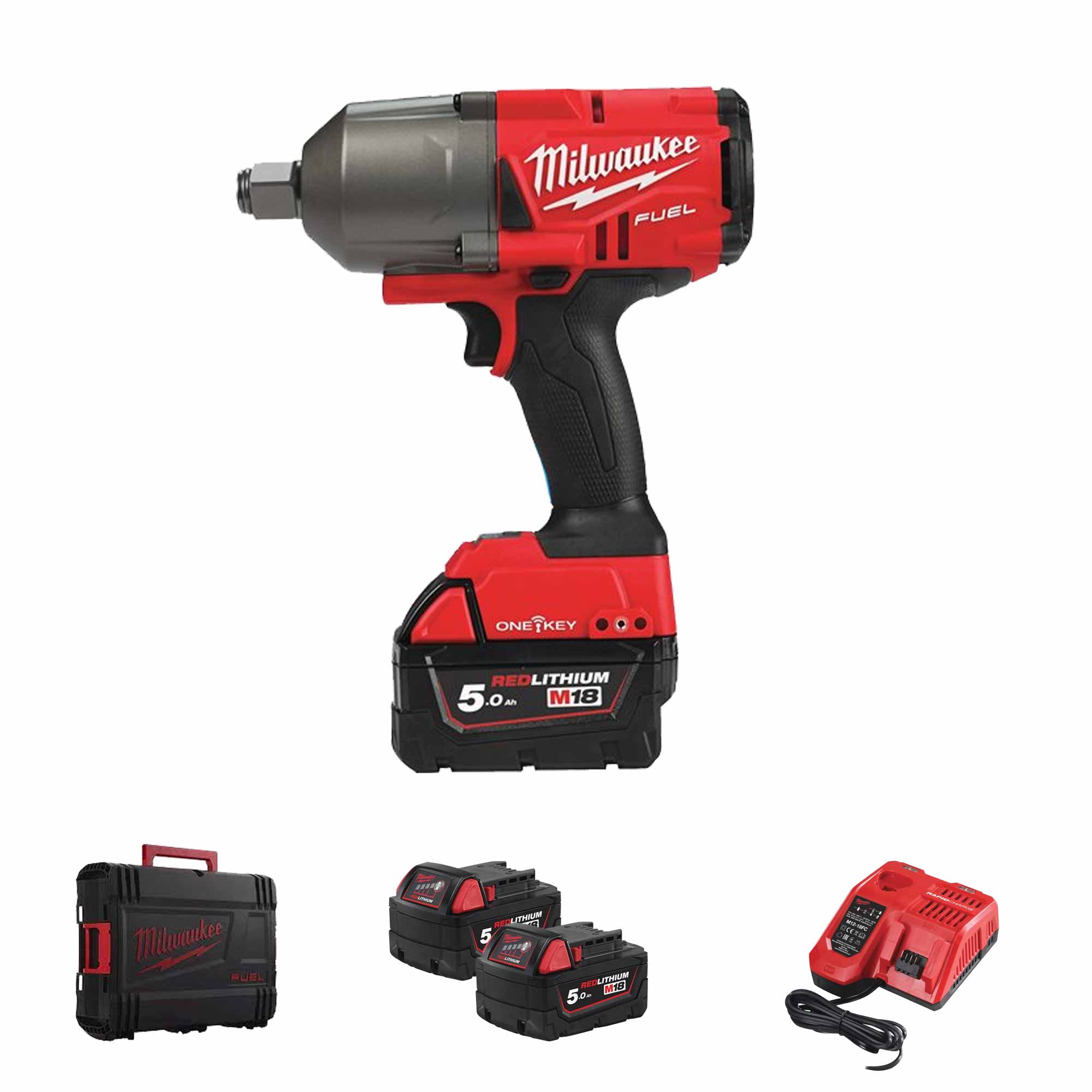 Perceuse-Visseuse Milwaukee M18 ONEFHIWF34-502X 18V 5Ah