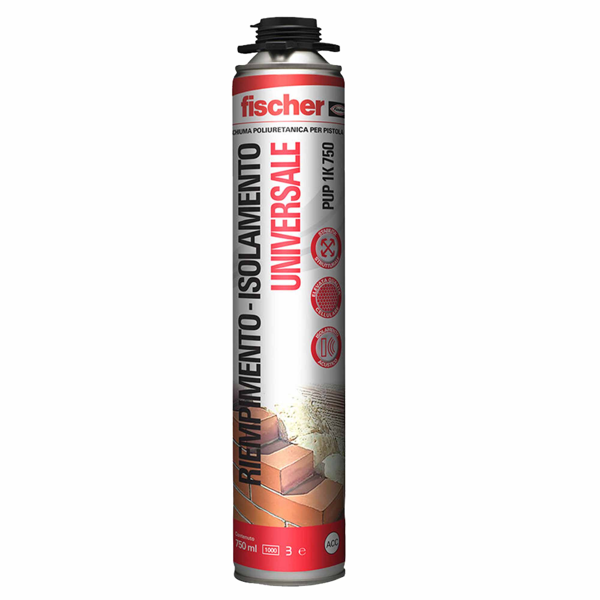 Mousse Polyuréthane Fischer PUP 1K 750