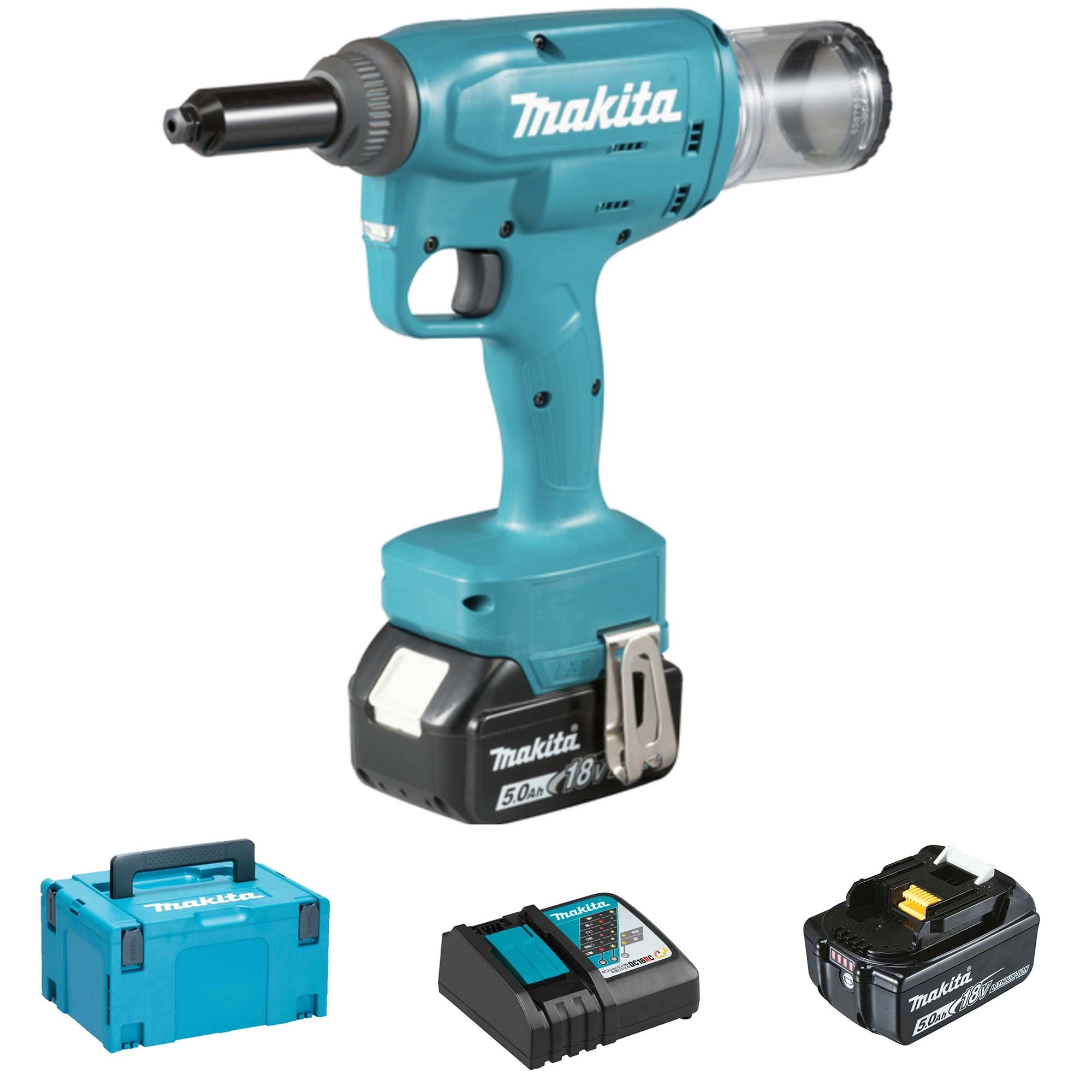 Riveteuse Makita DRV150RTJ 18V 5Ah